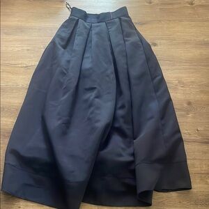 Eliza J- Elegant Navy Pleated Skirt